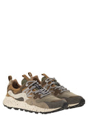 Flower Mountain Yamano 3 Sneakers In Suede And Technical Fabric