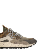 Flower Mountain Yamano 3 Sneakers In Suede And Technical Fabric