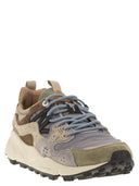 Flower Mountain Yamano 3 Sneakers In Suede And Technical Fabric