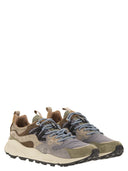Flower Mountain Yamano 3 Sneakers In Suede And Technical Fabric