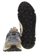 Flower Mountain Yamano 3 Sneakers In Suede And Technical Fabric