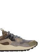 Flower Mountain Yamano 3 Sneakers In Suede And Technical Fabric