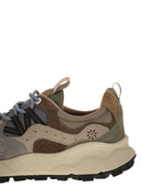 Flower Mountain Yamano 3 Sneakers In Suede And Technical Fabric
