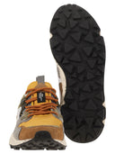 Flower Mountain Yamano 3 Sneakers In Suede And Technical Fabric