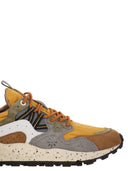 Flower Mountain Yamano 3 Sneakers In Suede And Technical Fabric