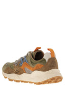 Flower Mountain Yamano 3 Sneakers In Suede And Technical Fabric