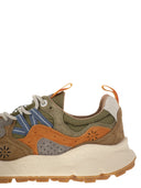 Flower Mountain Yamano 3 Sneakers In Suede And Technical Fabric