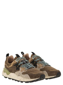 Flower Mountain Yamano 3 Suede And Fabric Sneakers
