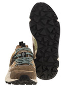 Flower Mountain Yamano 3 Suede And Fabric Sneakers