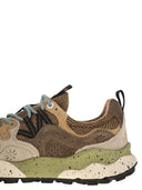 Flower Mountain Yamano 3 Suede And Fabric Sneakers