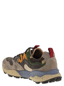 Flower Mountain Yamano 3 Sneakers In Suede And Technical Fabric