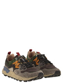 Flower Mountain Yamano 3 Sneakers In Suede And Technical Fabric