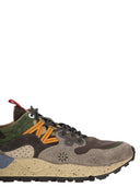 Flower Mountain Yamano 3 Sneakers In Suede And Technical Fabric