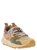 Flower Mountain Yamano 3 Sneakers In Suede And Technical Fabric