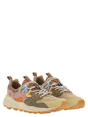 Flower Mountain Yamano 3 Sneakers In Suede And Technical Fabric