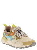 Flower Mountain Yamano 3 Sneakers In Suede And Technical Fabric