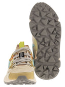 Flower Mountain Yamano 3 Sneakers In Suede And Technical Fabric