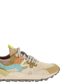 Flower Mountain Yamano 3 Sneakers In Suede And Technical Fabric