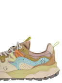 Flower Mountain Yamano 3 Sneakers In Suede And Technical Fabric