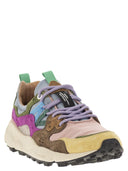 Flower Mountain Yamano 3 Sneakers In Suede And Technical Fabric