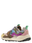 Flower Mountain Yamano 3 Sneakers In Suede And Technical Fabric