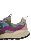 Flower Mountain Yamano 3 Sneakers In Suede And Technical Fabric