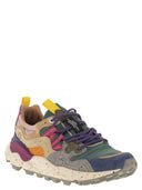 Flower Mountain Yamano 3 Sneakers In Suede And Technical Fabric