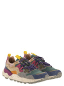Flower Mountain Yamano 3 Sneakers In Suede And Technical Fabric