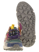 Flower Mountain Yamano 3 Sneakers In Suede And Technical Fabric
