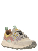 Flower Mountain Yamano 3 Sneakers In Suede And Technical Fabric