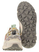 Flower Mountain Yamano 3 Sneakers In Suede And Technical Fabric
