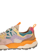 Flower Mountain Yamano 3 Sneakers In Suede And Technical Fabric