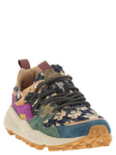 Flower Mountain Yamano 3 Sneakers In Suede And Technical Fabric