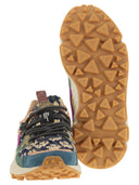 Flower Mountain Yamano 3 Sneakers In Suede And Technical Fabric