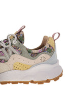 Flower Mountain Yamano 3 Sneakers In Suede And Technical Fabric