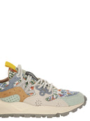 Flower Mountain Yamano 3 Sneakers In Suede And Technical Fabric