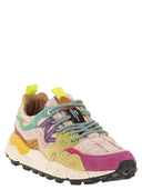 Flower Mountain Yamano 3 Sneakers In Suede And Technical Fabric