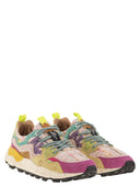 Flower Mountain Yamano 3 Sneakers In Suede And Technical Fabric