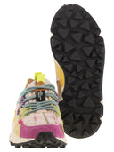 Flower Mountain Yamano 3 Sneakers In Suede And Technical Fabric
