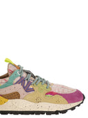 Flower Mountain Yamano 3 Sneakers In Suede And Technical Fabric