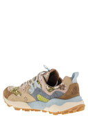 Flower Mountain Yamano 3 Sneakers In Suede And Technical Fabric