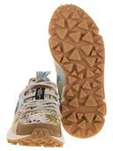 Flower Mountain Yamano 3 Sneakers In Suede And Technical Fabric