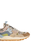 Flower Mountain Yamano 3 Sneakers In Suede And Technical Fabric