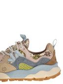 Flower Mountain Yamano 3 Sneakers In Suede And Technical Fabric