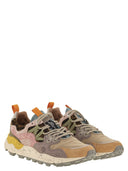 Flower Mountain Yamano 3 Sneakers In Suede And Technical Fabric