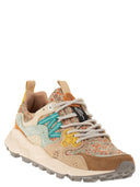 Flower Mountain Yamano 3 Sneakers In Suede And Technical Fabric