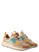 Flower Mountain Yamano 3 Sneakers In Suede And Technical Fabric