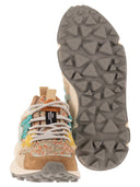 Flower Mountain Yamano 3 Sneakers In Suede And Technical Fabric