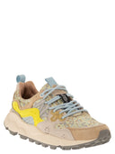Flower Mountain Yamano 3 Sneakers In Suede And Technical Fabric