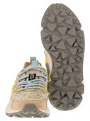 Flower Mountain Yamano 3 Sneakers In Suede And Technical Fabric